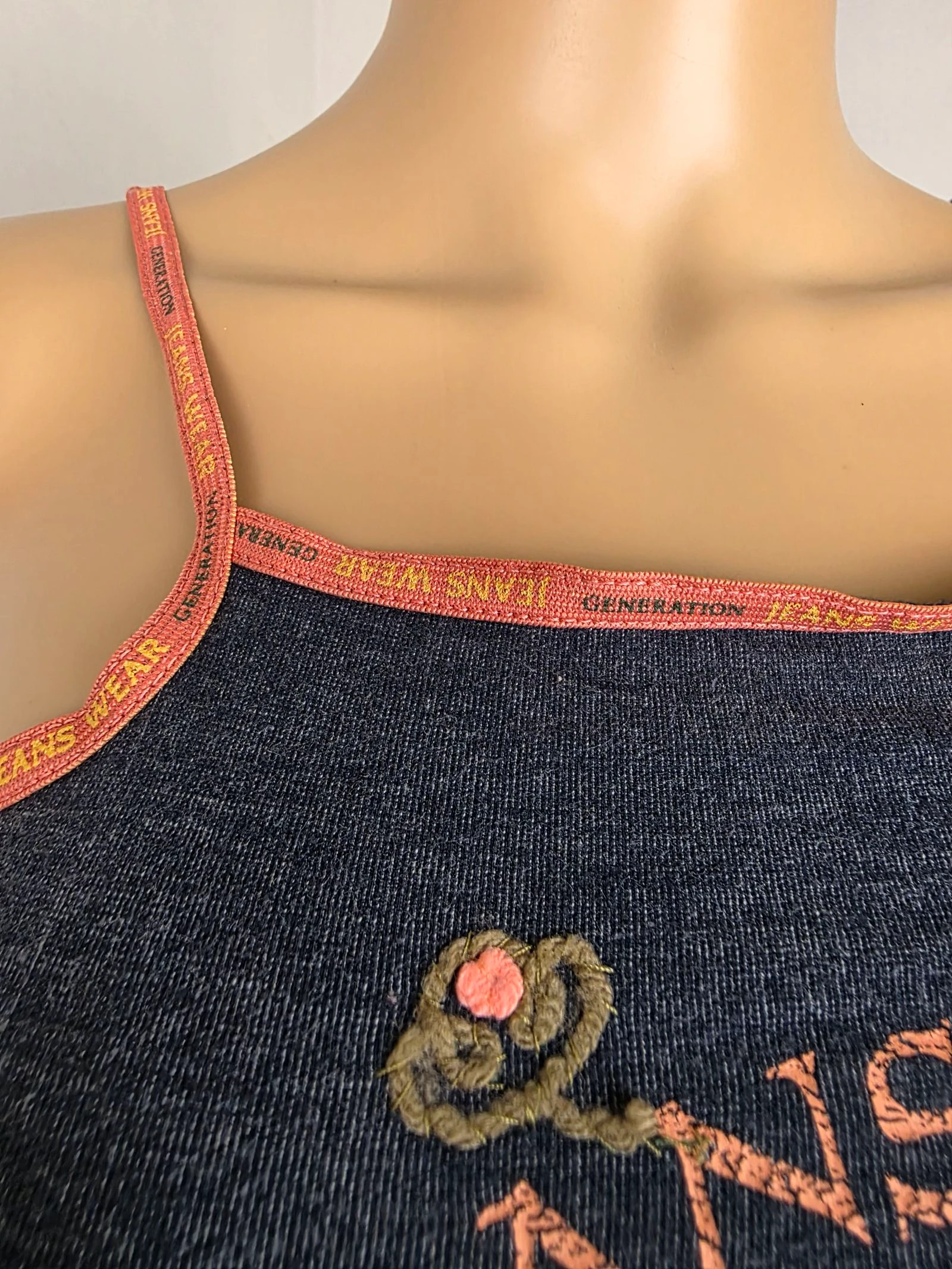 Crop top caraco 🍒vintage y2k jaren 90🍒maat 32/34/36 – photo 7